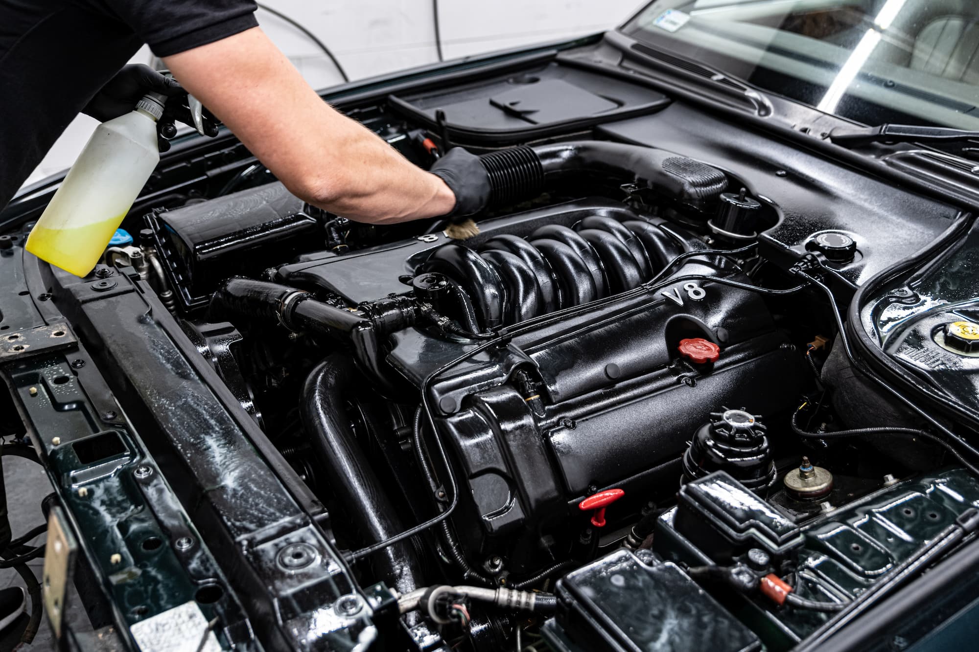 Engine bay detailing